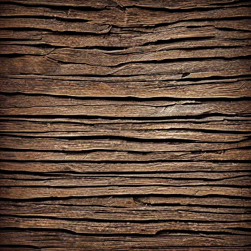 Image similar to rustic dark wood bark texture, award winning photo, volumetric lighting, vintage, gritty, upscaled, hd 8 k, seamless, fine detail, ultra - realistic