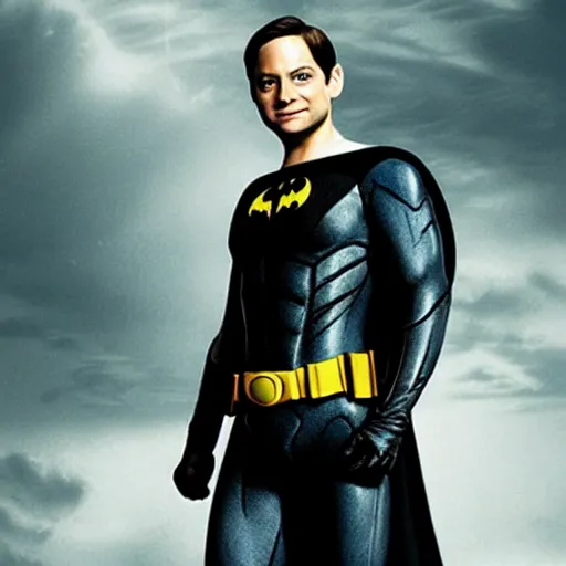 Image similar to Tobey Maguire as Batman