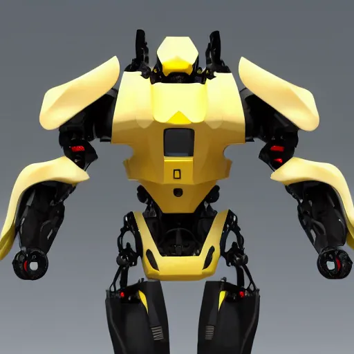 Image similar to hard surface, robotic platform, based on bumblebee, 6 claws, unreal engine