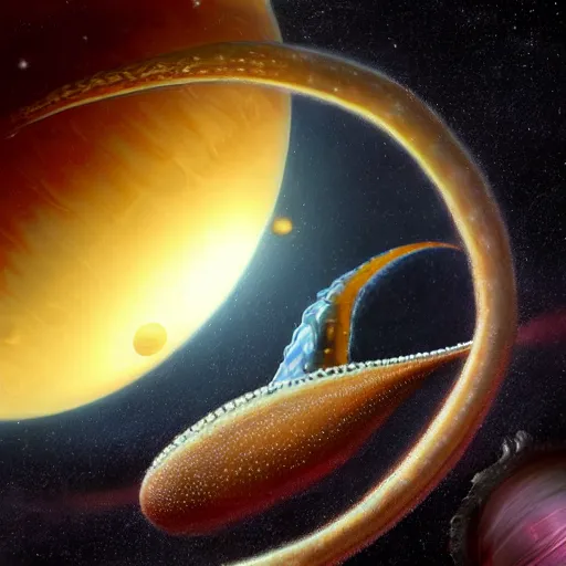 Prompt: hyperdetailed photo of a highly visible and detailed giant squid squeezing a unknown planet 8 k extremely detailed hd hyperrealism movie studio fx creepy