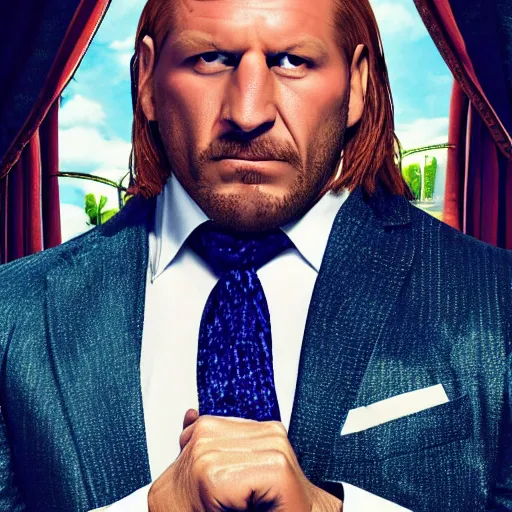 Image similar to Triple H as a Disney character