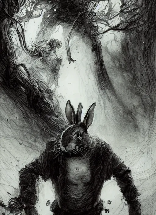 Prompt: portrait, the rabbit hole leading to Wonderland, watercolor, dramatic lighting, cinematic, establishing shot, extremely high detail, foto realistic, cinematic lighting, pen and ink, intricate line drawings, by Yoshitaka Amano, Ruan Jia, Kentaro Miura, Artgerm, post processed, concept art, artstation, matte painting, style by eddie mendoza, raphael lacoste, alex ross