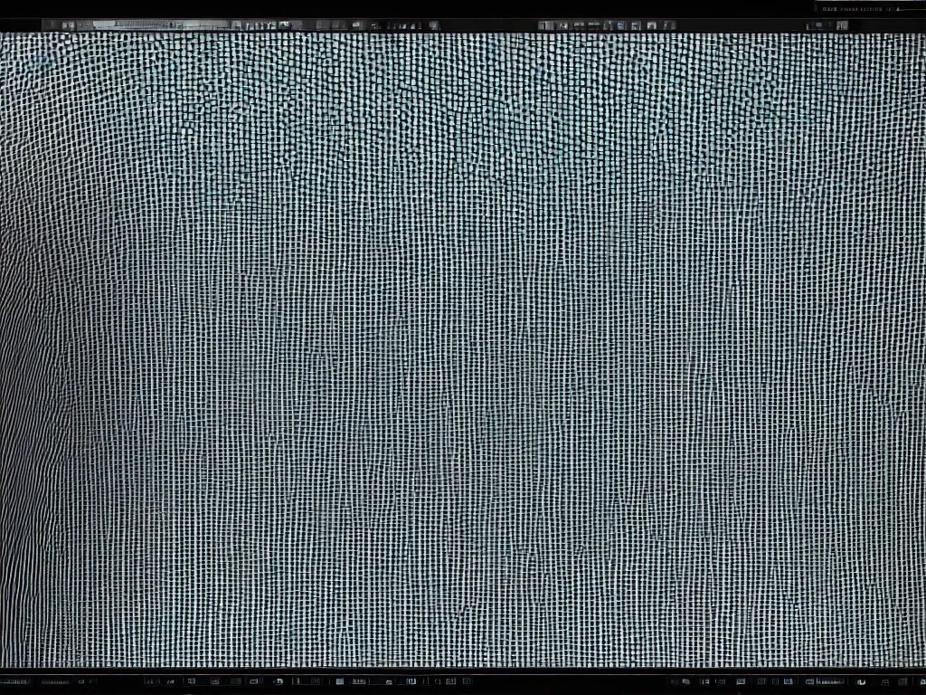 Prompt: dome screen projecting a reference sheet, perfect lighting pixel sorting