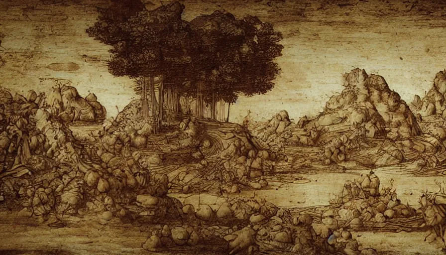 Image similar to bacterial colonies gowing on a plate, by Leonardo Da Vinci, cinematic lighting, establishing shot