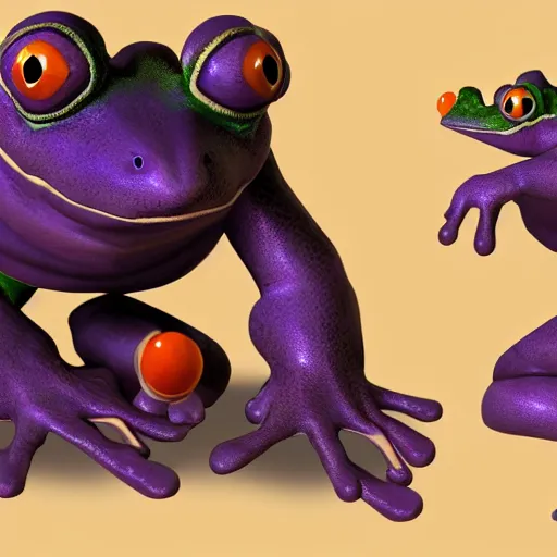 Image similar to character 3 d concept art page of a humanoid frog with a coat as an enemy in spyro the dragon video game concept art, spyro trilogy remaster concept art, playstation 1 era graphics, activision blizzard style, 4 k resolution concept art