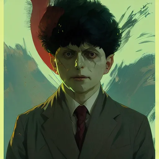 Image similar to mob psycho, highly detailed, digital painting, artstation, concept art, sharp focus, illustration, art by greg rutkowski and alphonse mucha