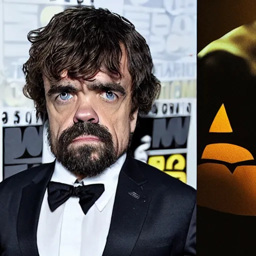 Prompt: peter dinklage as batman fighting wolverine played by danny devito