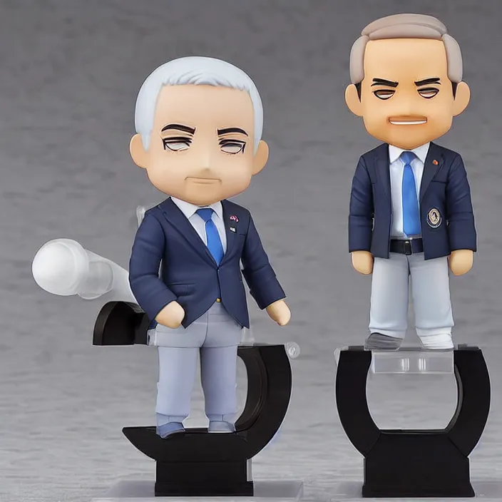 Image similar to benjamin netanyahu, an anime nendoroid of benjamin netanyahu, figurine, detailed product photo