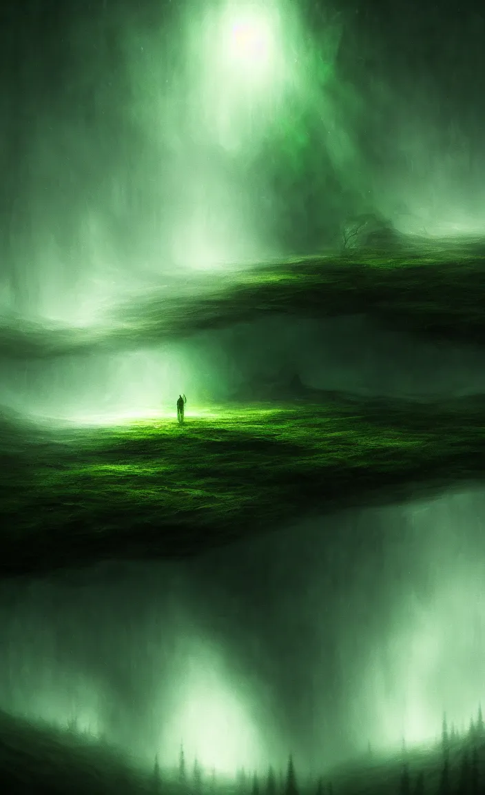 Prompt: epic professional digital art of hungry eyes, ambient green light, painted, mysterious, closeup cinematic boreal scene, eerie, mythic, detailed, intricate, grand, leesha hannigan, wayne haag, reyna rochin, ignacio fernandez rios, mark ryden, van herpen, artstation, cgsociety, epic, stunning, gorgeous, wow wow detail