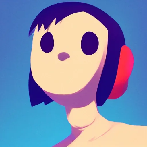 Image similar to face icon stylized minimalist the grim adventures of billy and mandy, loftis, cory behance hd by jesper ejsing, by rhads, makoto shinkai and lois van baarle, ilya kuvshinov, rossdraws global illumination