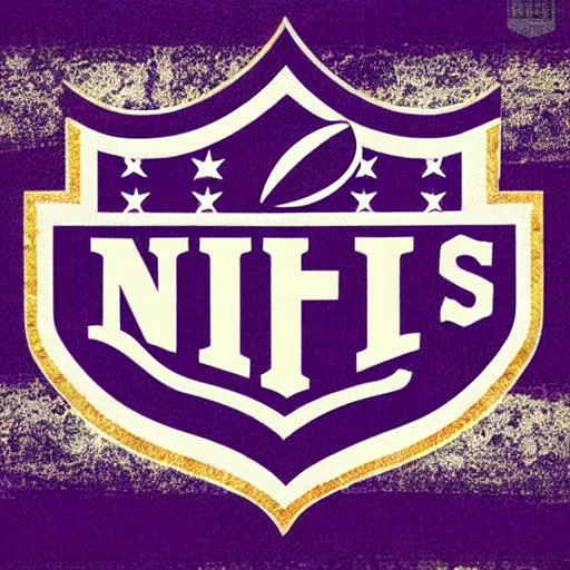 Prompt: nfl logo detailed vector vikings