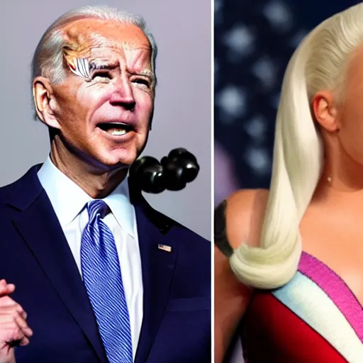 Prompt: biden and lady gaga's children, very detailed