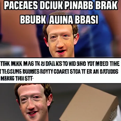 Image similar to meme about mark zuckerberg and gummy bears