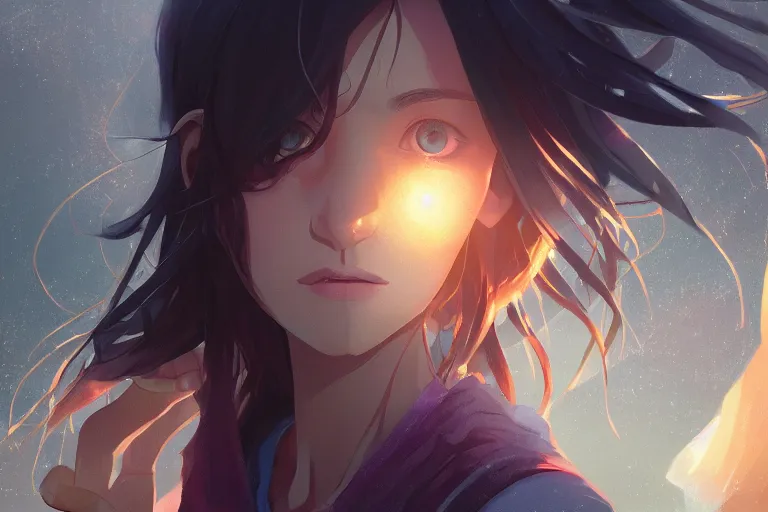 Image similar to labyrinth, single centered subject, mid shot, ambient lighting, detailed face, by makoto shinkai, stanley artgerm lau, wlop, rossdraws