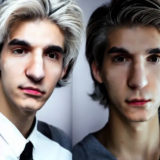 Image similar to Very very sharp Photograph of Félix Lengyel, XQC Twitch Streamer, realistic