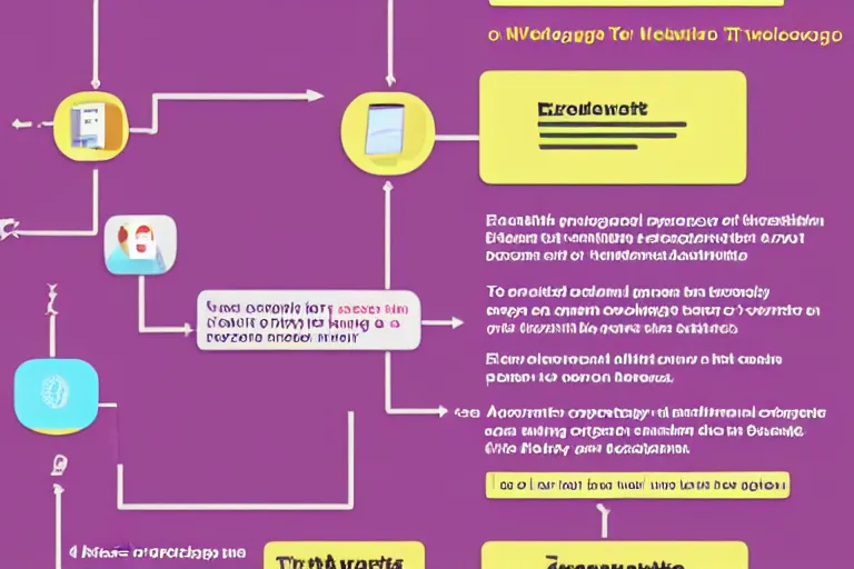 Prompt: explainer graphic for how zero knowledge technology works