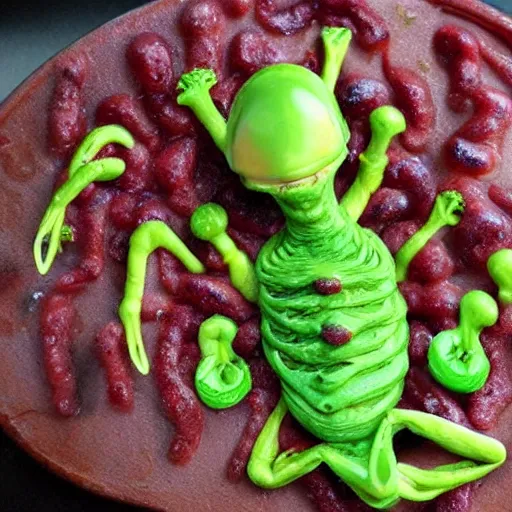 Image similar to alien food