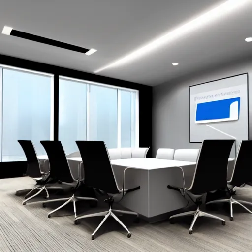 Image similar to corporate conference room interior concept design high quality ultra realistic 8 k