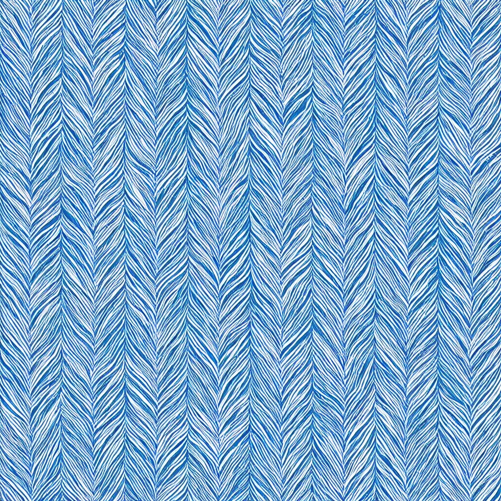 Image similar to seamless blue and white symmetric feather texture, 4k