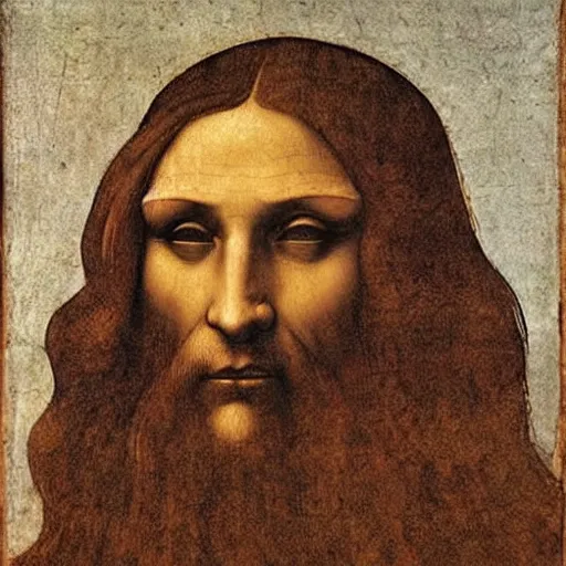 Image similar to Leonardo da Vinci self portrait