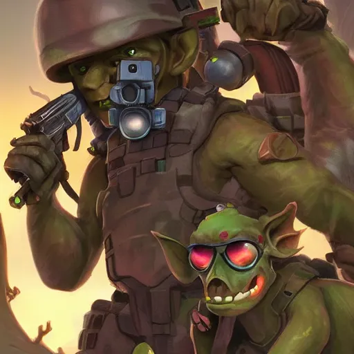 Prompt: goblin recon squad, digital art, illustration art, concept art, 3 d cute animated, cute, beautiful, nice, 4 k