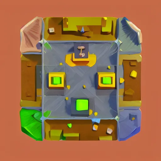 Image similar to Matte 3d low poly icon of Spongepog Squarechamp, lat lighting, isometric 3d render,