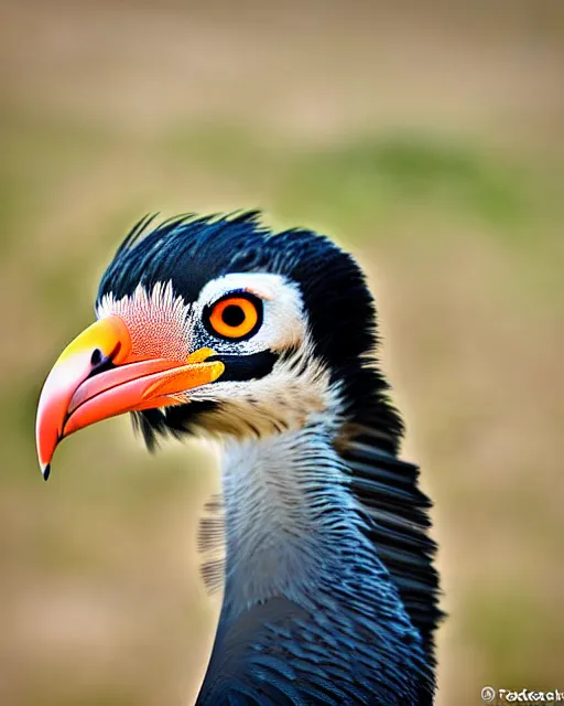 Image similar to closeup picture of secretarybird in savannah, captured on iphone, dlsr, photography