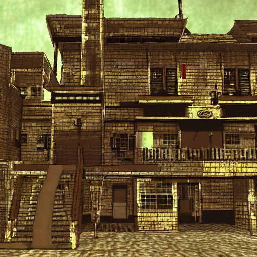 Image similar to Resident Evil Village if it had been a PS1 game