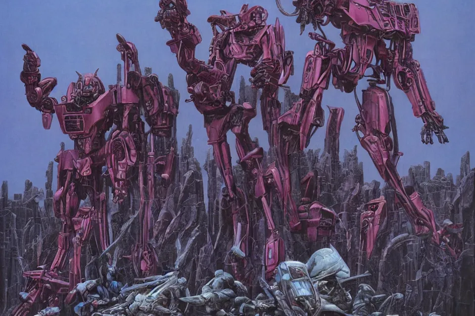 Image similar to transformers, wayne barlowe.