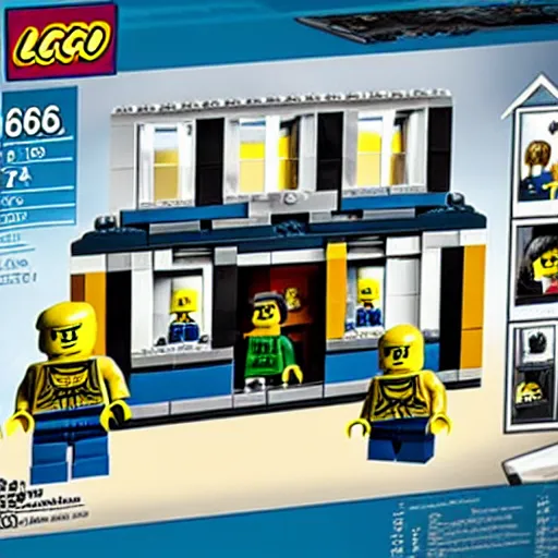 Image similar to lar - a - mago fbi raid lego set