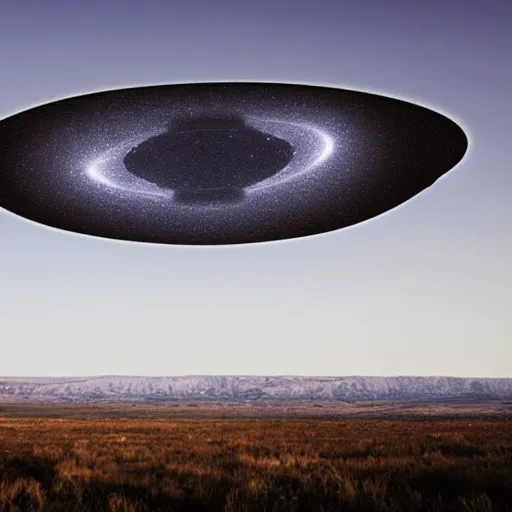 Image similar to huge mysterious ufo ignoring the laws of physics over a natural scene. \ detailed otherwordly material. entries in the 2 0 2 0 sony world photography awards.