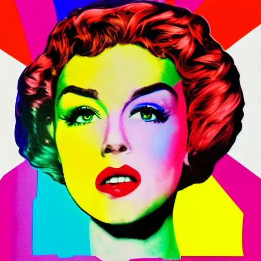 Prompt: rainbow qedtherese. pop art.