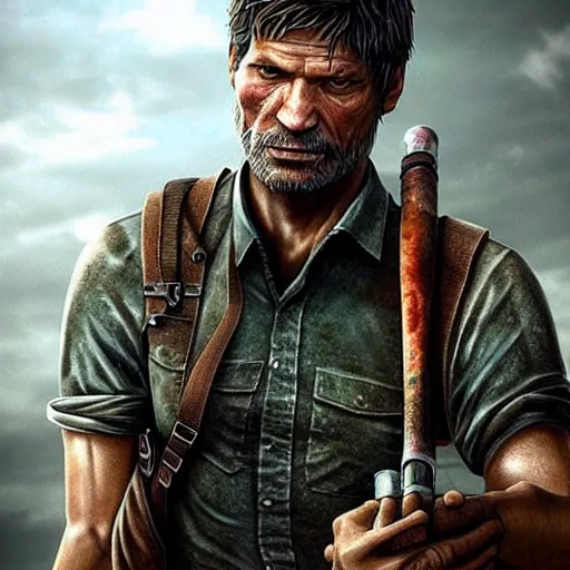 Image similar to Nikolaj Coster Waldau as Joel from The Last Of Us