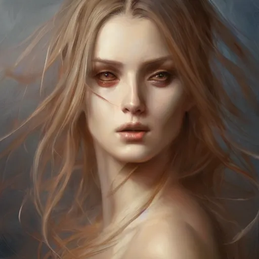 Prompt: a painting in the style of charlie bowater and in the style of donato giancola. smooth, sharp focus, semi - realism.