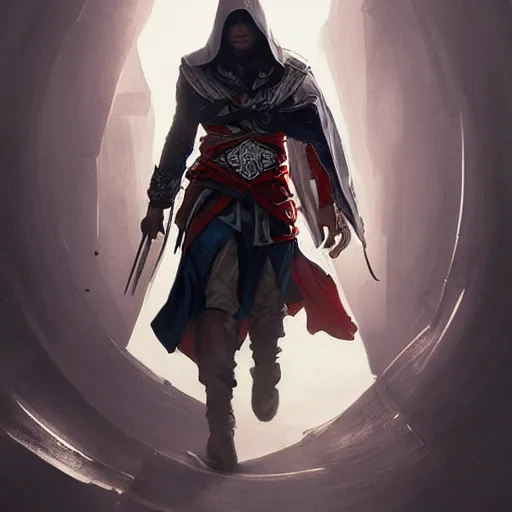 Prompt: Medussa as an Assassin from Assassin's Creed, wearing a hood, portrait, highly detailed, digital painting, artstation, concept art, sharp focus, illustration, cinematic lighting, art by artgerm and greg rutkowski and alphonse mucha