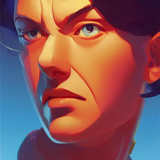 Image similar to face icon stylized minimalist pulp fiction, loftis, cory behance hd by jesper ejsing, by rhads, makoto shinkai and lois van baarle, ilya kuvshinov, rossdraws global illumination