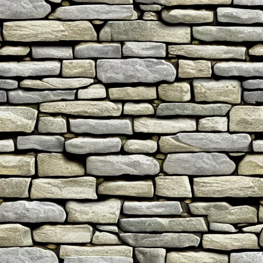 Prompt: normal map of a stone wall - seamless