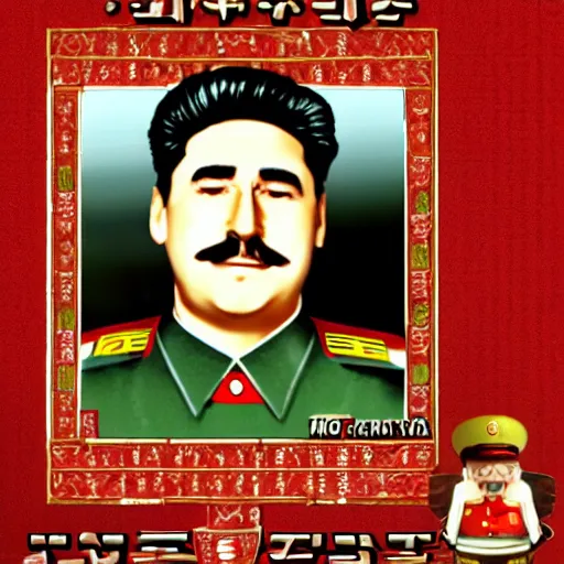 Prompt: kawaii moe stalin