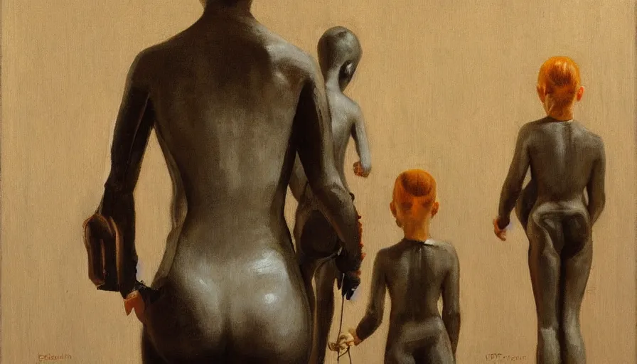 Image similar to painting by borremans, tron, detailed, stunning