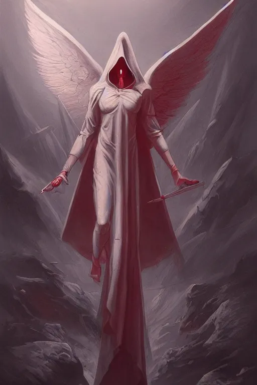 Image similar to pyramidhead as an angel by petermohrbacher