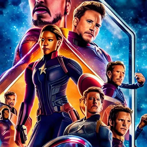 Image similar to keke palmer starring in avengers endgame poster