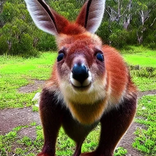 Image similar to wild gummy kangaroo, epic photo