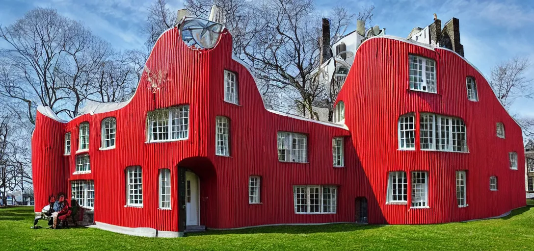 Image similar to traditional greenland house designed by dali