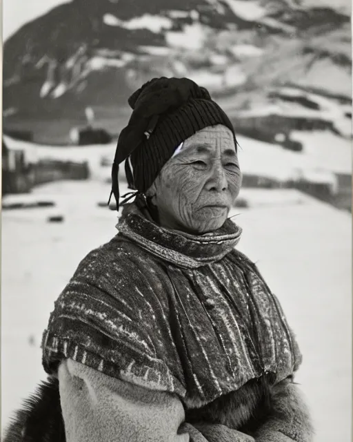 Prompt: a candid portrait photo of ms. johnny kunze, associate in greenland, by gertrude metz