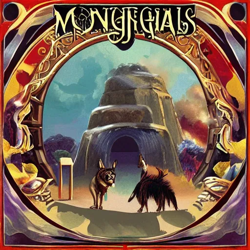 Prompt: mongrels album artwork