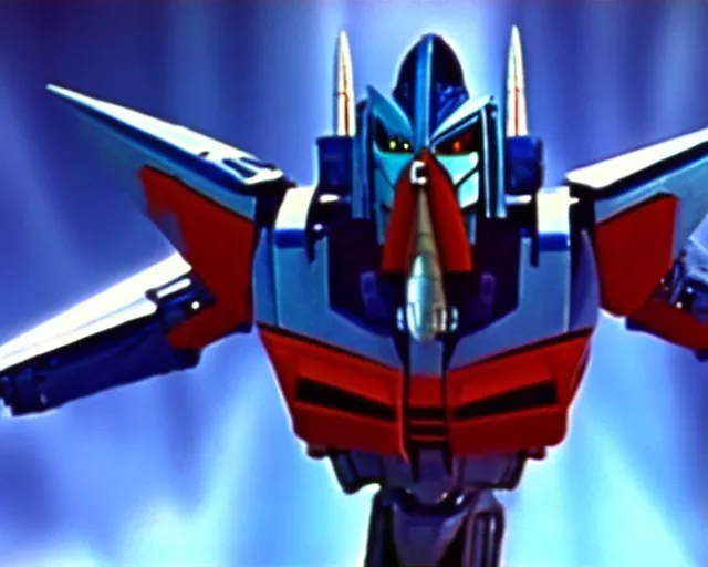 Image similar to ! dream starscream on transformers ( 1 9 8 4 ), still frame, blu - ray transfer 5 k