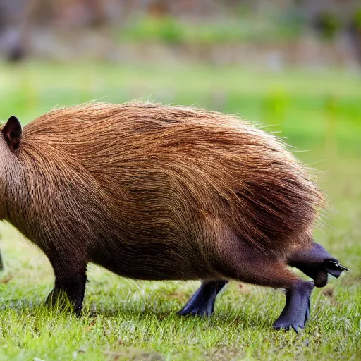 Image similar to a photo of a capybara
