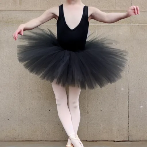 Image similar to louis vuitton ballerina, symmetrical face, tutu, pointe shoes