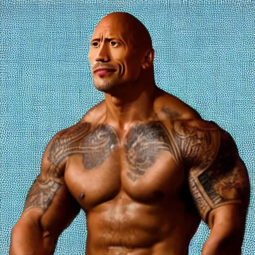 Prompt: photo of Dwayne Johnson as a chinese man