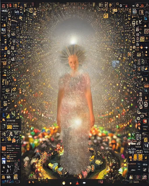 Prompt: “a vision of divine delight, award winning digital art, knolling by jony ives”